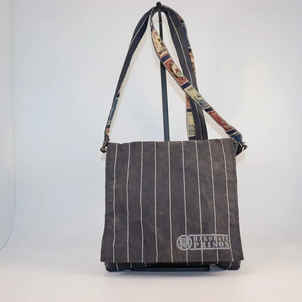 Hakodate Prison Canvas Messenger Bag‎ Japan Safety Match Print